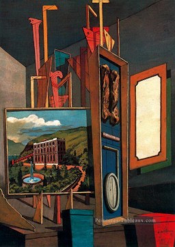  surrealisme - vaste intérieur métaphysique Giorgio de Chirico surréalisme métaphysique